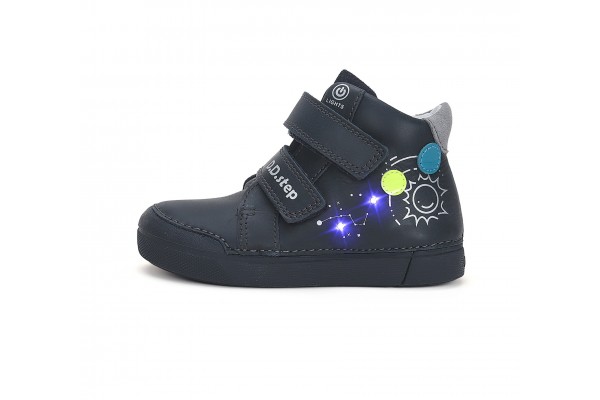 Tamsiai mėlyni LED batai 31-36 d. A068-42418L Tamsiai mėlyni LED batai 31-36 d. A068-42418L
