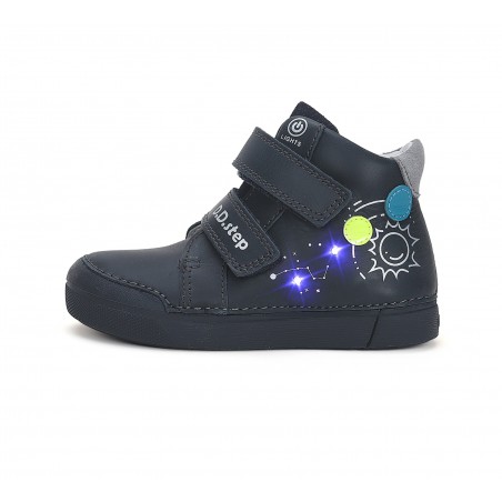 Tamsiai mėlyni LED batai 31-36 d. A068-42418L