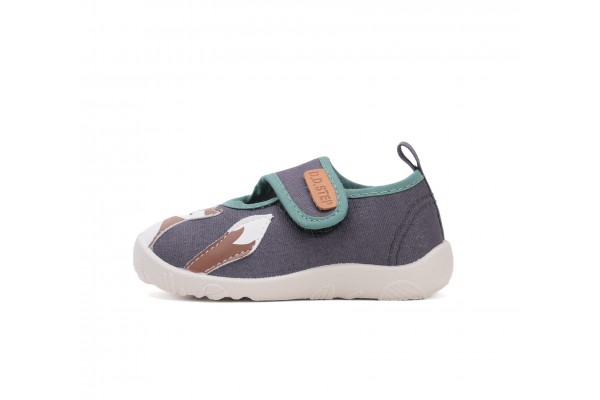 Barefoot canvas kambariniai batai 26-31 d. C086-51716M Barefoot canvas kambariniai batai 26-31 d. C086-51716M