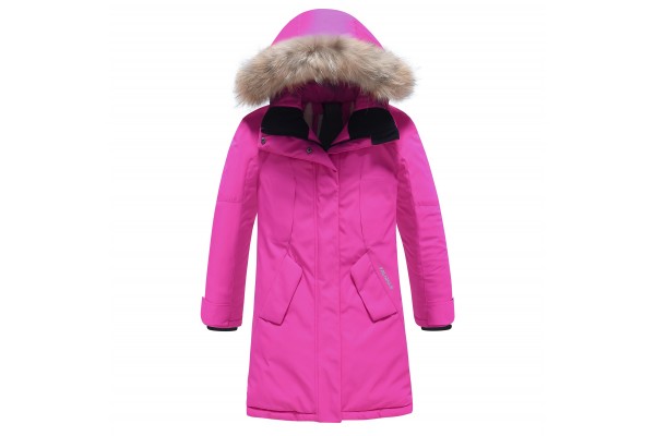 Valianly violetinė žieminė striukė/paltas mergaitei 9444_128-158 Valianly violetinė žieminė striukė/paltas mergaitei 9444_128-158