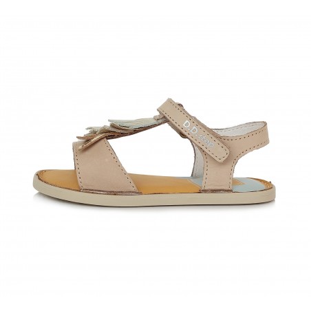 Kreminės barefoot basutės 26-31 d. G076-323M